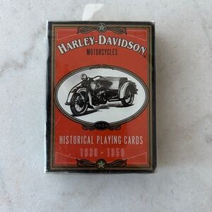 Harley-Davidson Black and White Playing Cards